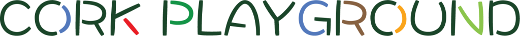 logotipo del parque infantil de corcho